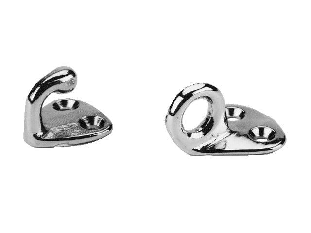 Talamex Kotflügelhaken / Kotflügelöse verchromt