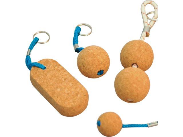 Talamex schwimmender Kork-Schlüsselanhänger rund & oval