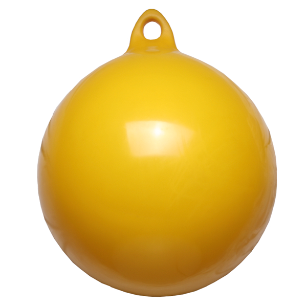 Ankerboje / Markierungsboje gelb 35 cm - 1 Öse